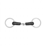 Horze Loose ring rubber snaffle, jointed