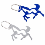 Horze Running Horse Bottle Opener Key Ring / Key Chain