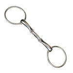 JP KORSTEEL OVAL LINK LOOSE RING SNAFFLE BIT