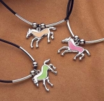 Kelley Equestrian Glow in the Dark Horse Necklace