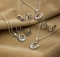Kelley Equestrian Horseshoe Necklace and Earring Set
