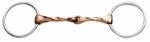 KORSTEEL COPPER MOUTH SLOW TWIST LOOSE RING SNAFFLE