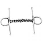 Korsteel Double Twisted Wire Full Cheek Snaffle Bit