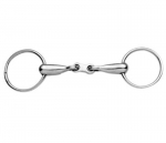KORSTEEL FRENCH LINK Thick Mouth Loose Ring Snaffle Bit
