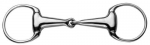 Korsteel Hollow Mouth Med Weight 22mm Eggbutt Snaffle Bit