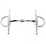 KORSTEEL SLOW TWIST FULL CHEEK EGGBUTT SNAFFLE BIT