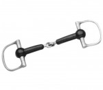 KORSTEEL SOFT RUBBER MOUTH DEE SNAFFLE Bit