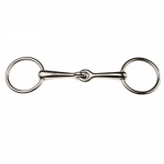 Korsteel Stainless Steel Weymouth Loose Ring Bradoon Snaffle Bit