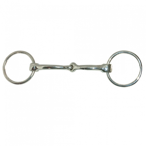 Loose Ring Snaffle Bit - Malleable Iron 5 1/4
