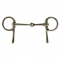 Mini Half Cheek Driving Snaffle Bit - 3 1/2" Malleable Iron