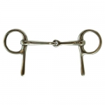 Mini Half Cheek Driving Snaffle Bit - 3 1/2" Malleable Iron