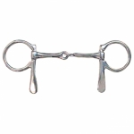 Mini Half Cheek Driving Snaffle Bit - 4 1/4" Malleable Iron