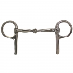 Mini Half Cheek Driving Snaffle Bit - 5" Malleable Iron