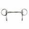 Mini Half Cheek Mullen Mouth Bit - 4" Malleable Iron