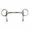 Mini Half Cheek Mullen Mouth Bit - 4" Malleable Iron