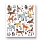 Multi-Colored Stickers-Horses Glitter