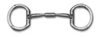 Myler Eggbutt Bit with Hooks MB 02 Mouth-Free Shipping