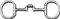 Myler Eggbutt Bit with Hooks MB 27PB Mouth