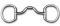 Myler Eggbutt Bit with Hooks MB 33 Mouth