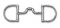 Myler English Dee Bit with Hooks MB 43LP Mouth - 5" -Free Shipping