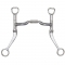 Myler Flat Shank Low Port Comfort Snaffle Bit 89-1104-Free Shipping