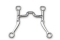 Myler Western Flat Shank Bit MB 43LP Mouth - FREE SHIPPING