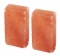 Two (2) 8X4X2" Authentic 100% Genuine & Imported Himalayan Crystal Salt Brick