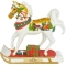 Painted Ponies Christmas Sleigh Ride Horse Figurine