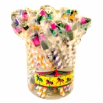 Pencil w/Merry Go Round Eraser Canister