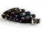 Perri's Leather Beta Bracelet with Crystals