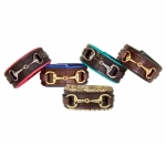 Perri's Leather Padded Leather Bracelet with Small Bit