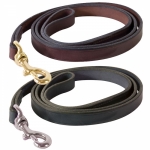 Perri's Leather Plain Leather Dog Leash