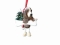 Personalized Dangling Dog Ornament - Basset Hound