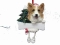 Personalized Dangling Dog Ornament - Corgi