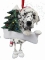 Personalized Dangling Dog Ornament - Dalmatian