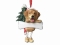 Personalized Dangling Dog Ornament - Golden Retriever