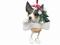 Personalized Dangling Dog Ornament - Rat Terrier