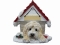 Personalized Doghouse Ornament - Goldendoodle