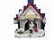 Personalized Doghouse Ornament - Great Dane Harlequin