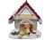 Personalized Doghouse Ornament - Greyhound