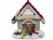 Personalized Doghouse Ornament - Greyhound