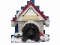 Personalized Doghouse Ornament - Labradoodle Dark