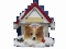 Personalized Doghouse Ornament - Papillon