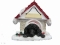 Personalized Doghouse Ornament - Poodle Black
