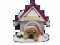 Personalized Doghouse Ornament - Puggle