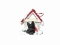Personalized Doghouse Ornament - Scottie