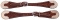 Rawhide Overlay Western Spur Straps