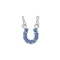 Rhinestone Horseshoe Pendant Necklace