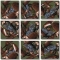 River Otters Scramble Squares - FREE Shipping