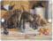 River's Edge Tempered Glass Cutting Board - Dog Chocolate Labs